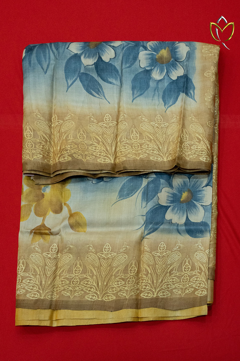 Pure Handloom Tussar - Beige