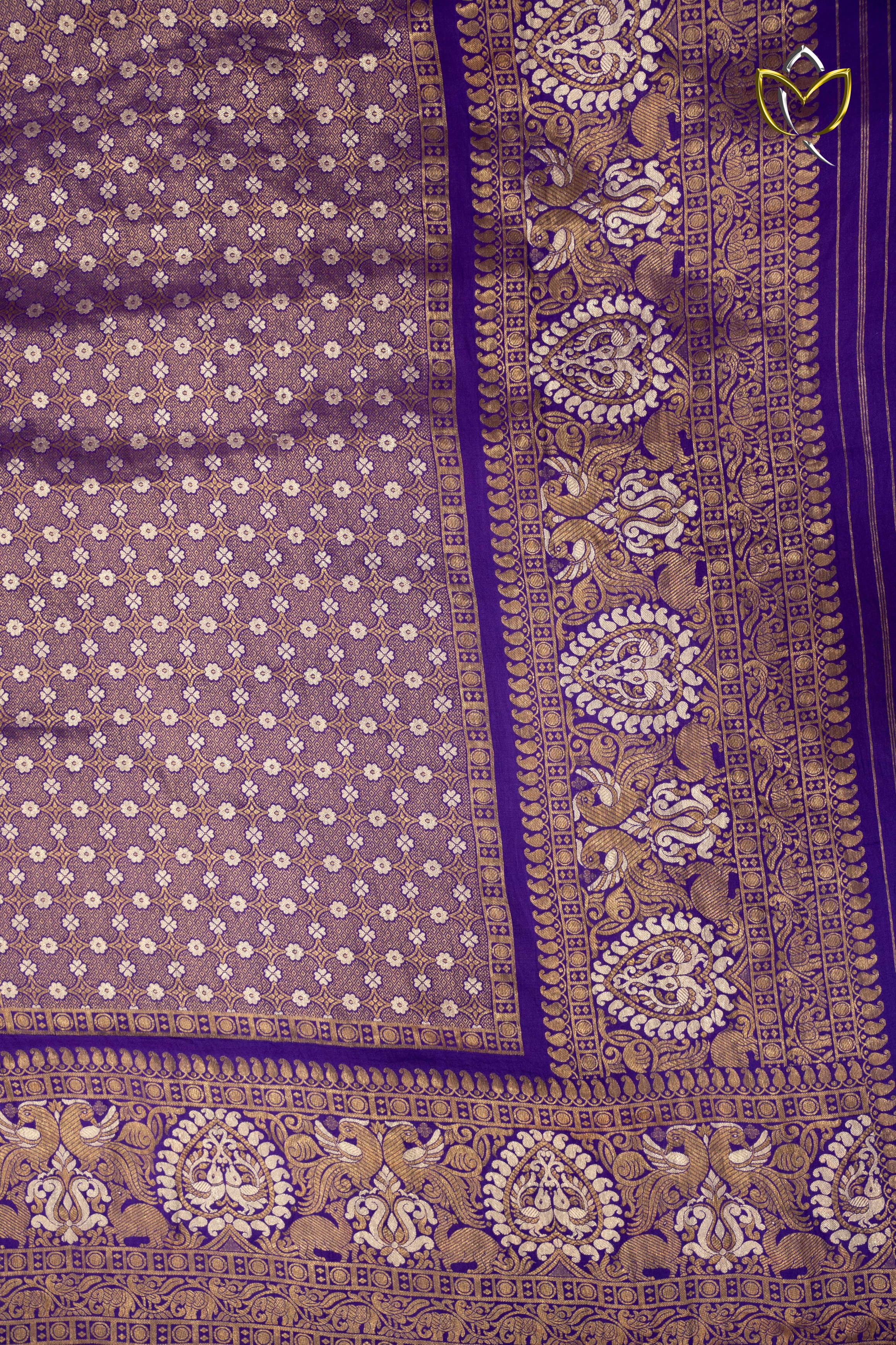 Banarasi Pattu - Violet