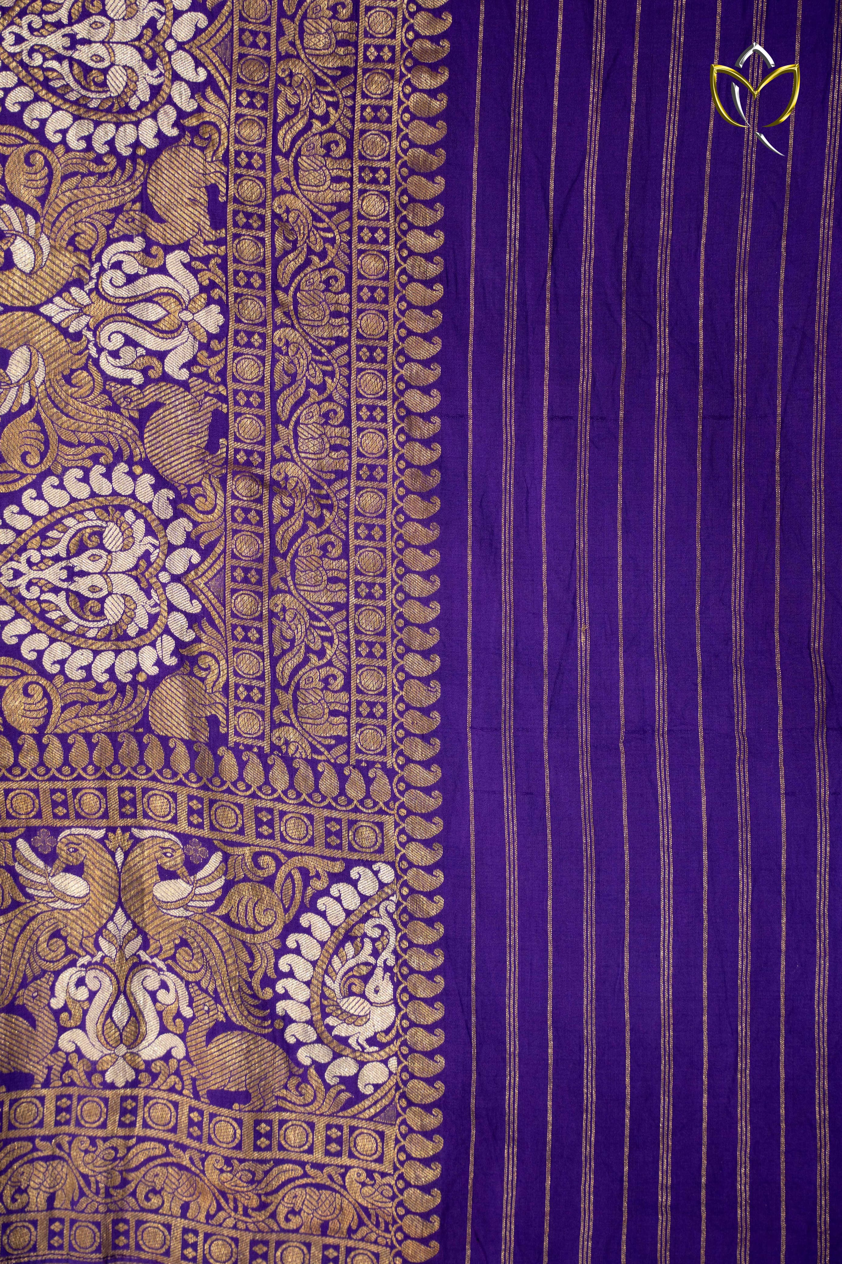 Banarasi Pattu - Violet