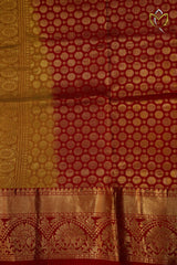 Lightweight Pattu - Yellow & Maroon