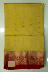 Lightweight Pattu - Yellow & Maroon