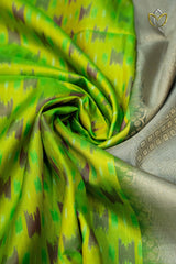 Lightweight Pattu - Neon & And Grey
