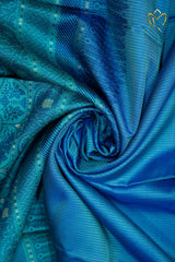 Lightweight Pattu - Turquoise Blue