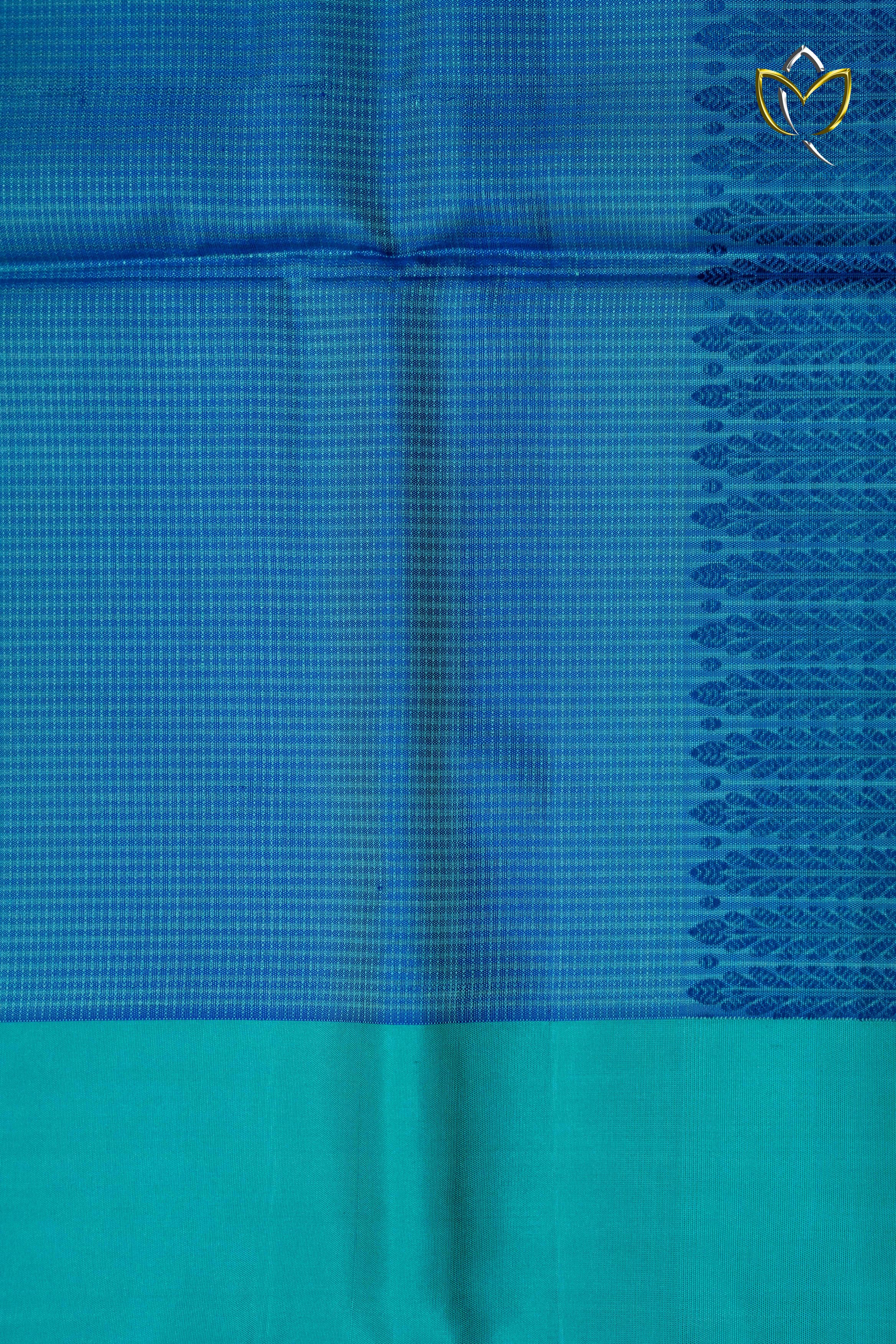 Lightweight Pattu - Turquoise Blue