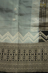 Banarasi Raw Mango - Grey & Black