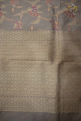 Banarasi Pattu - Porpoise Grey