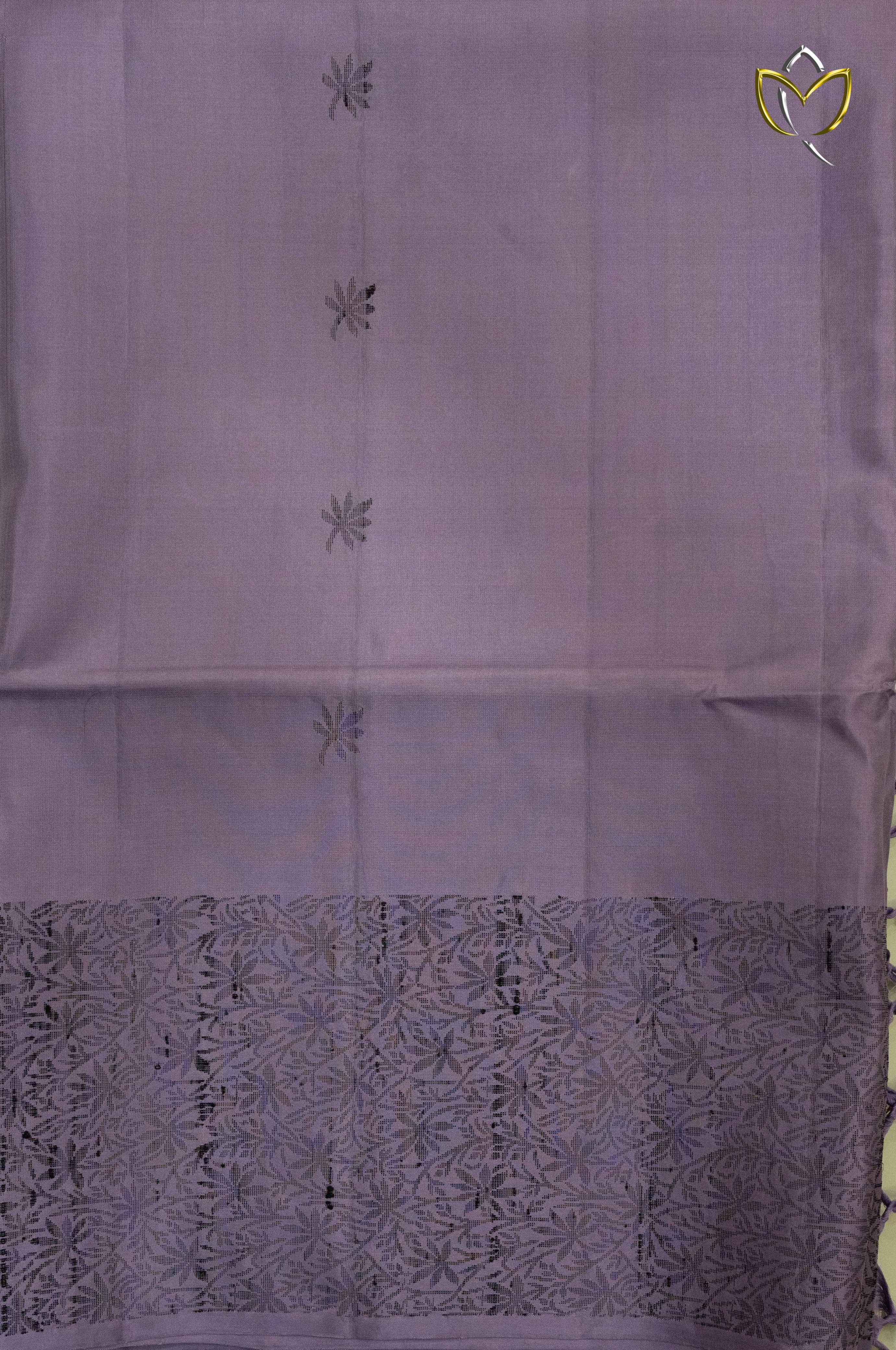 Assam Pattu - Dusty Lavender