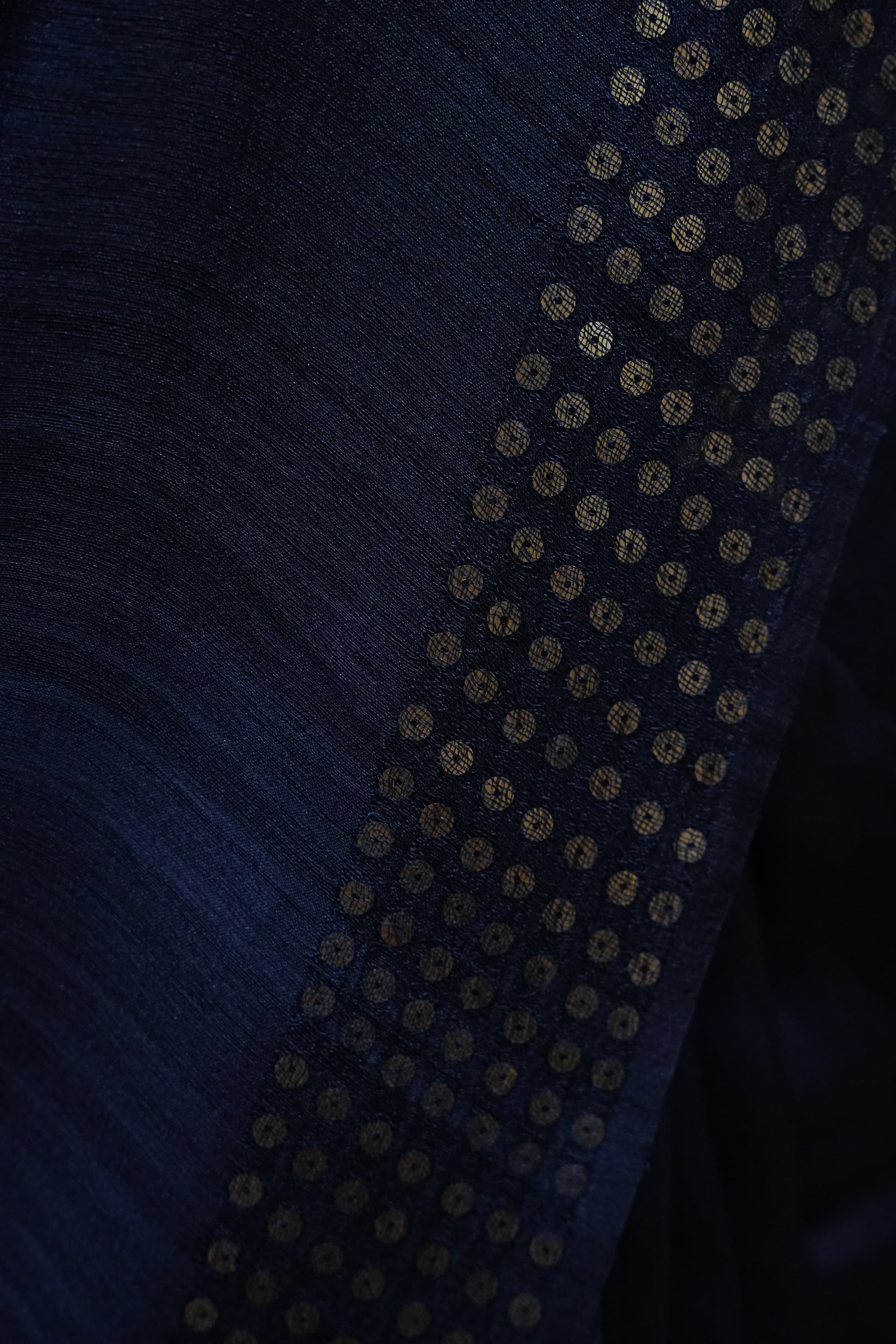 Jute Handloom - Navy Blue