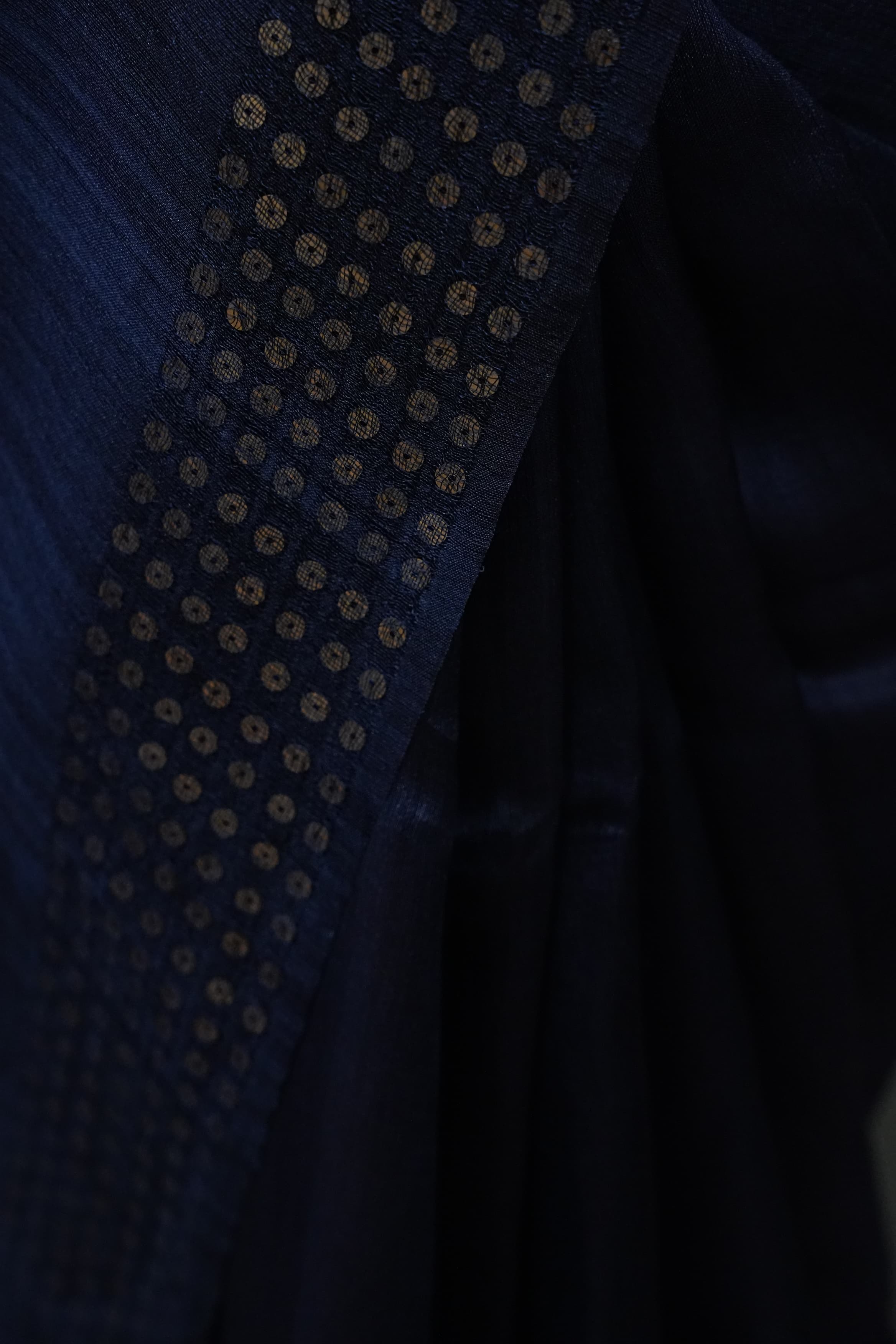 Jute Handloom - Navy Blue
