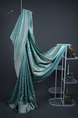 Banarasi Ektara Silk - Pale Blue