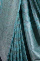 Banarasi Ektara Silk - Pale Blue
