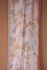 Fancy Handwork Border - Peach