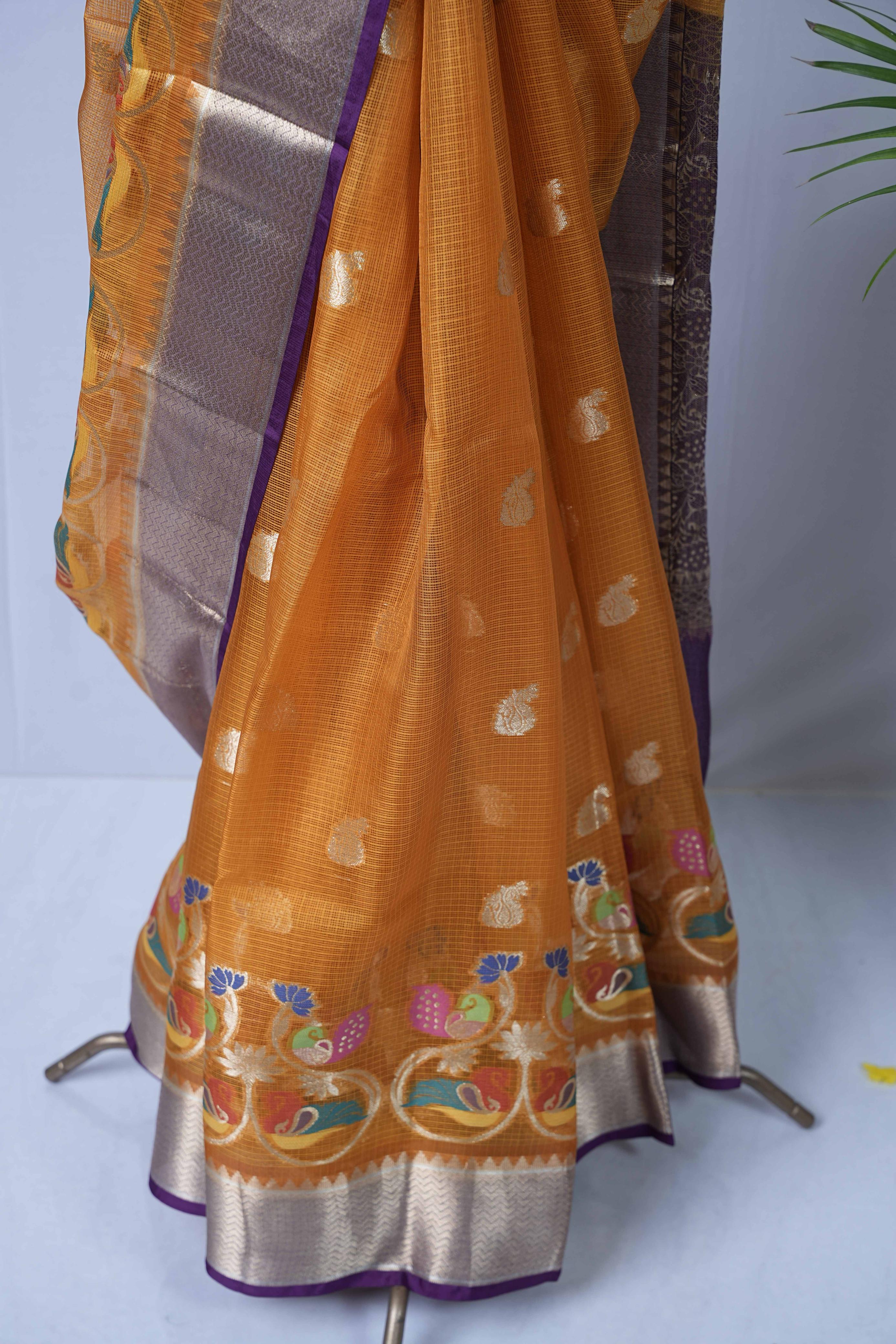 Silk Kota - Mustard Yellow