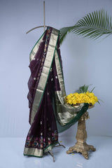 Silk Kota - Chocolate Brown