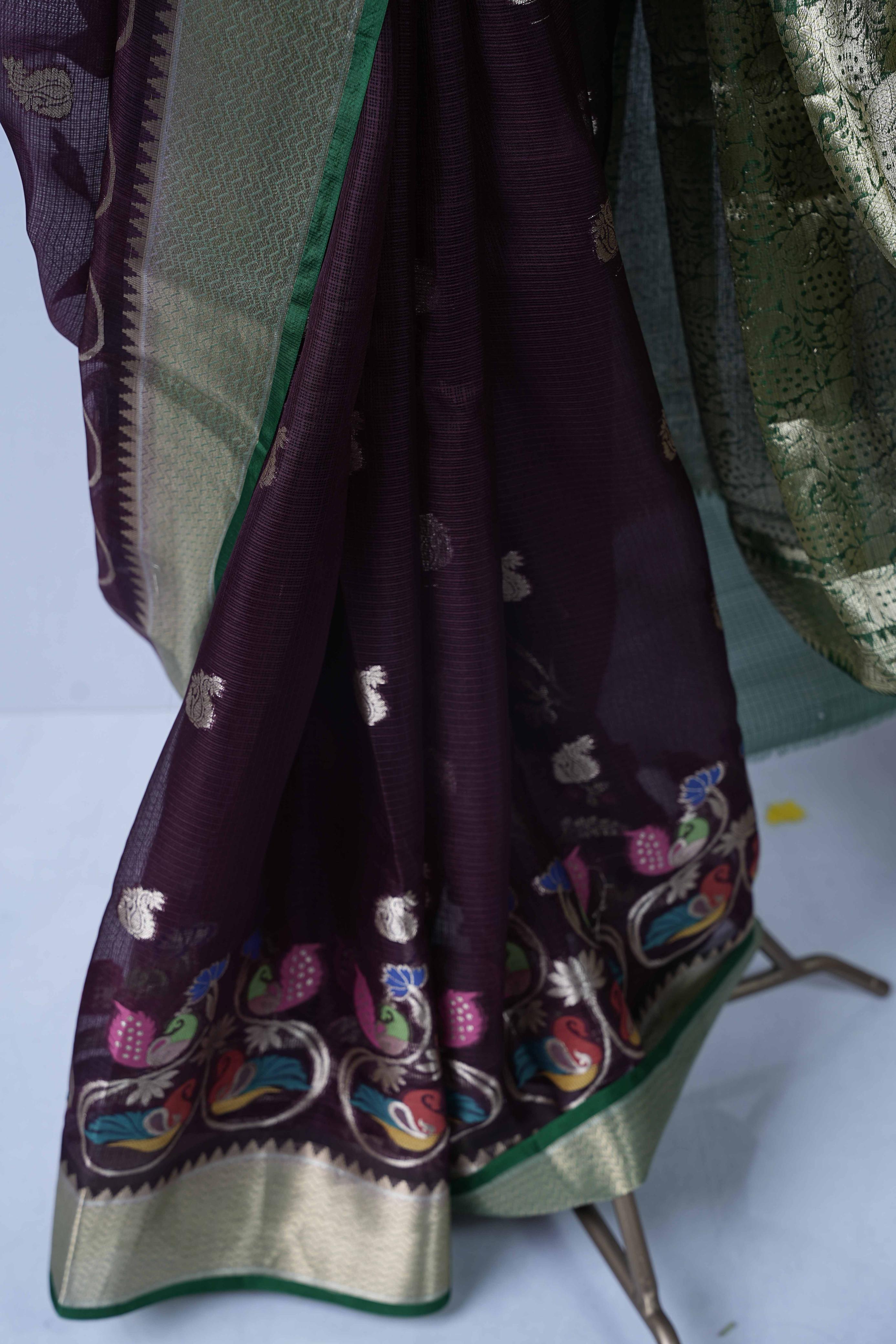 Silk Kota - Chocolate Brown