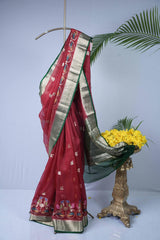 Silk Kota - Red