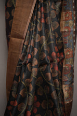 Tussar - Navy Blue