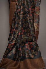Tussar - Navy Blue