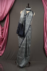 Soft Silk - Grey & Black