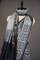 Soft Silk - Grey & Black