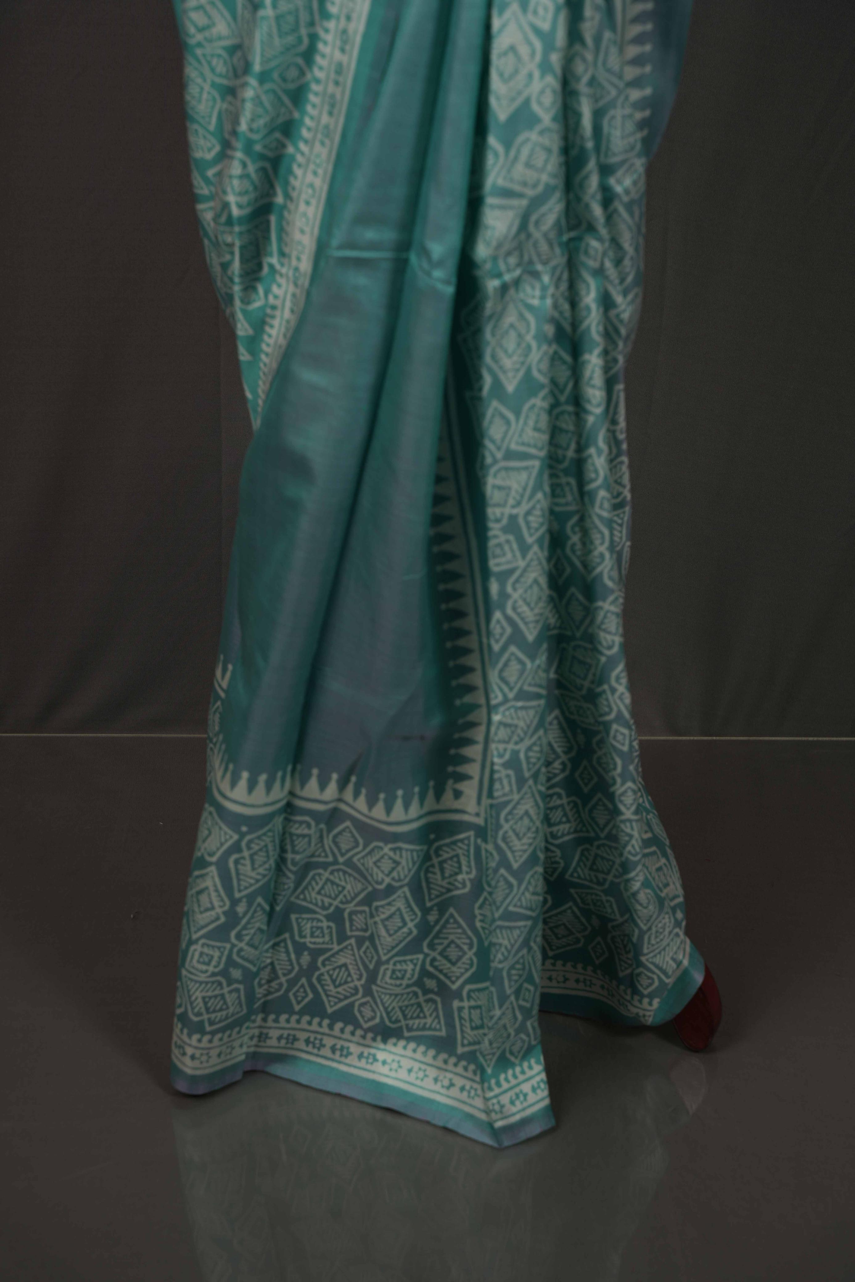 Murshidabad Silk - Sapphire