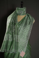 Murshidabad Silk - Green