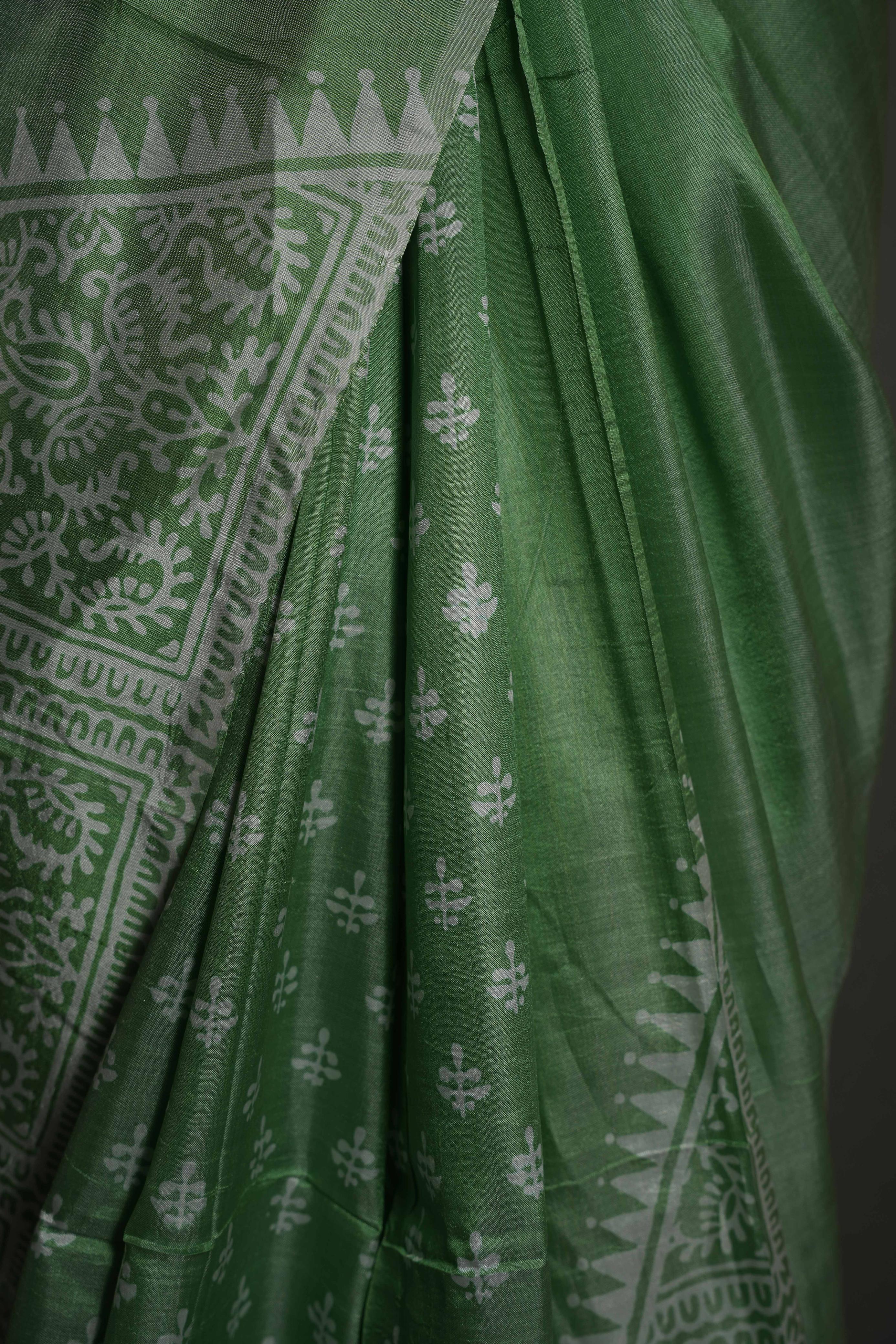 Murshidabad Silk - Green