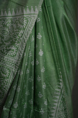 Murshidabad Silk - Green