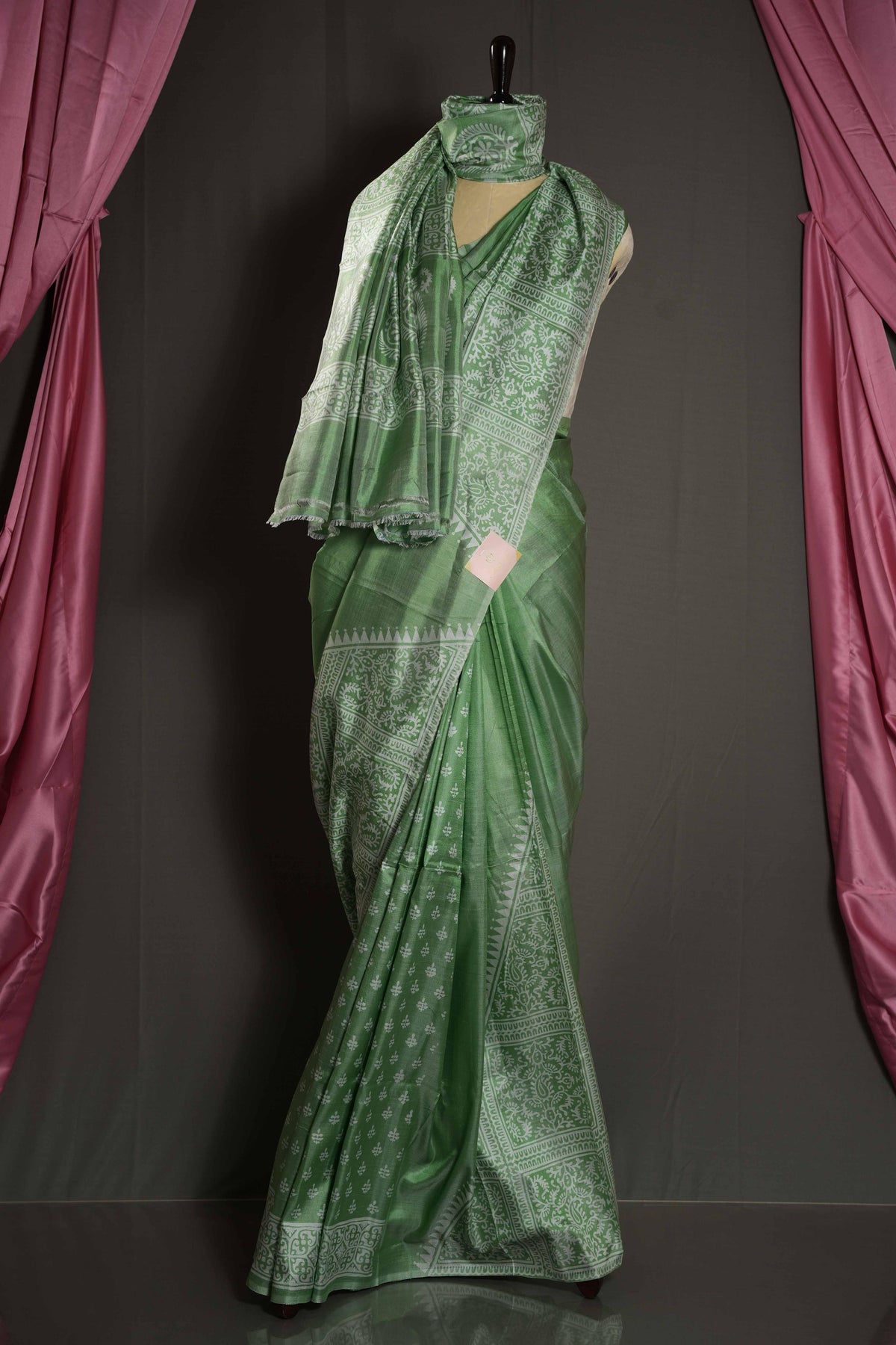 Murshidabad Silk - Green