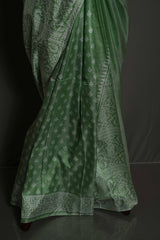 Murshidabad Silk - Green