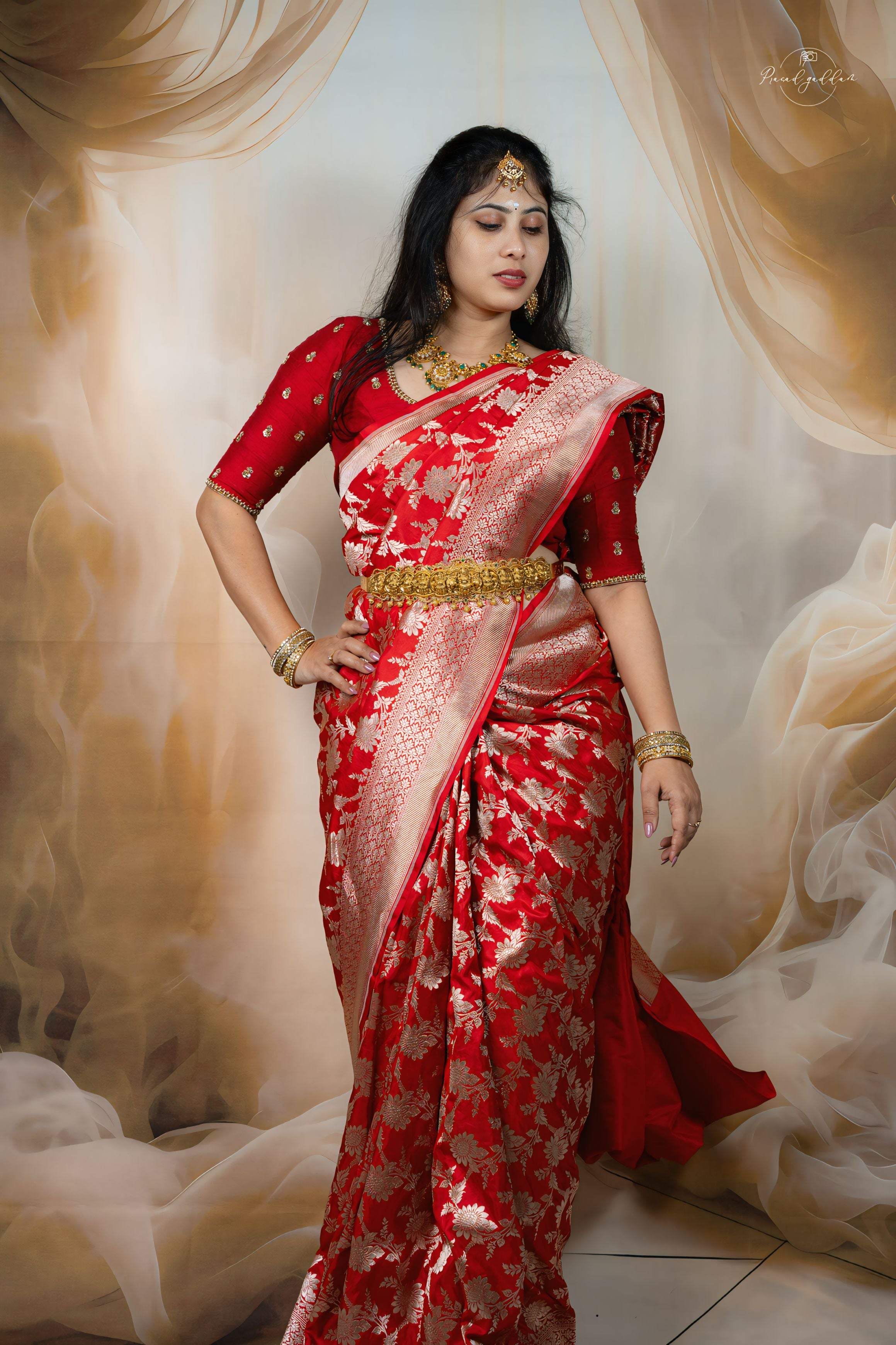 Banarasi Pattu - Red Color