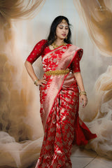 Banarasi Pattu - Red Color