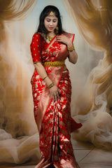Banarasi Pattu - Red Color