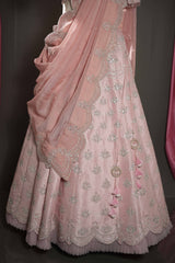 Designer Lehenga – Baby Pink