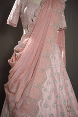 Designer Lehenga – Baby Pink