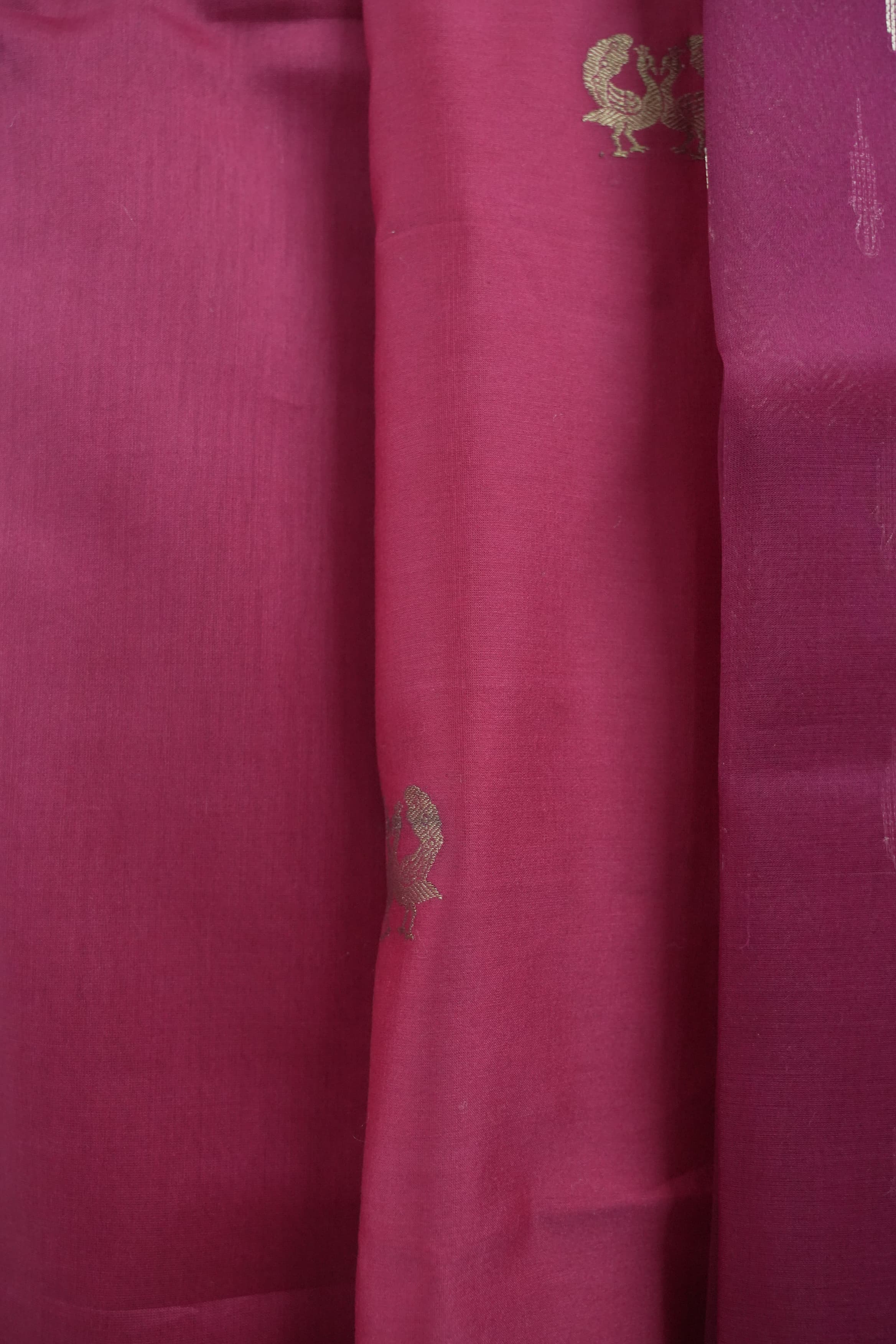 Chanderi Cotton-Silk - Magenta