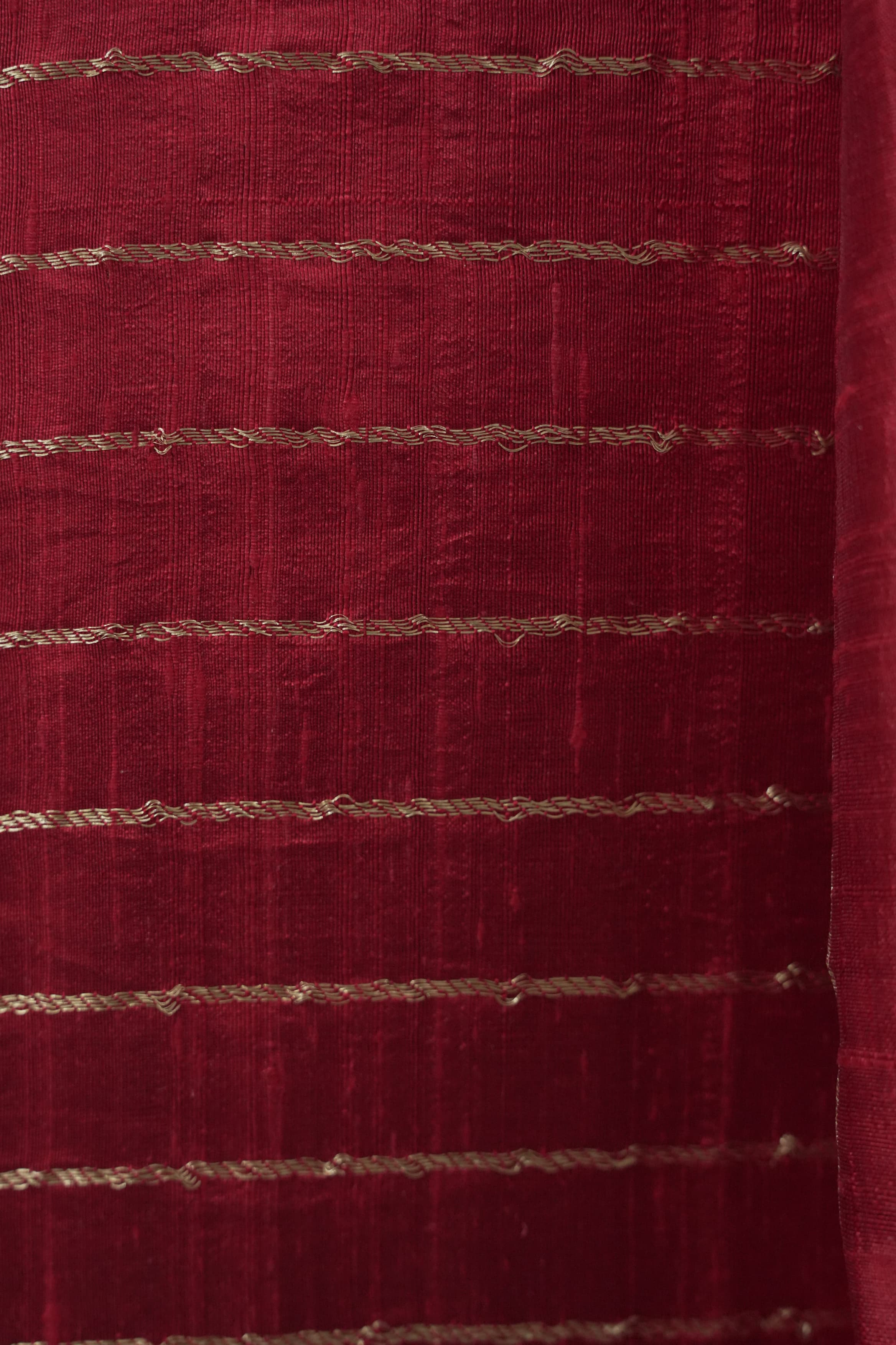 Raw Silk - Red