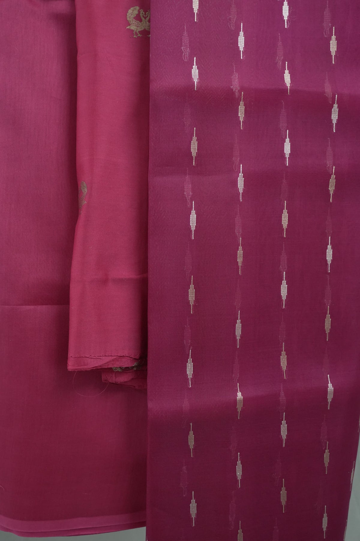 Chanderi Cotton-Silk - Magenta