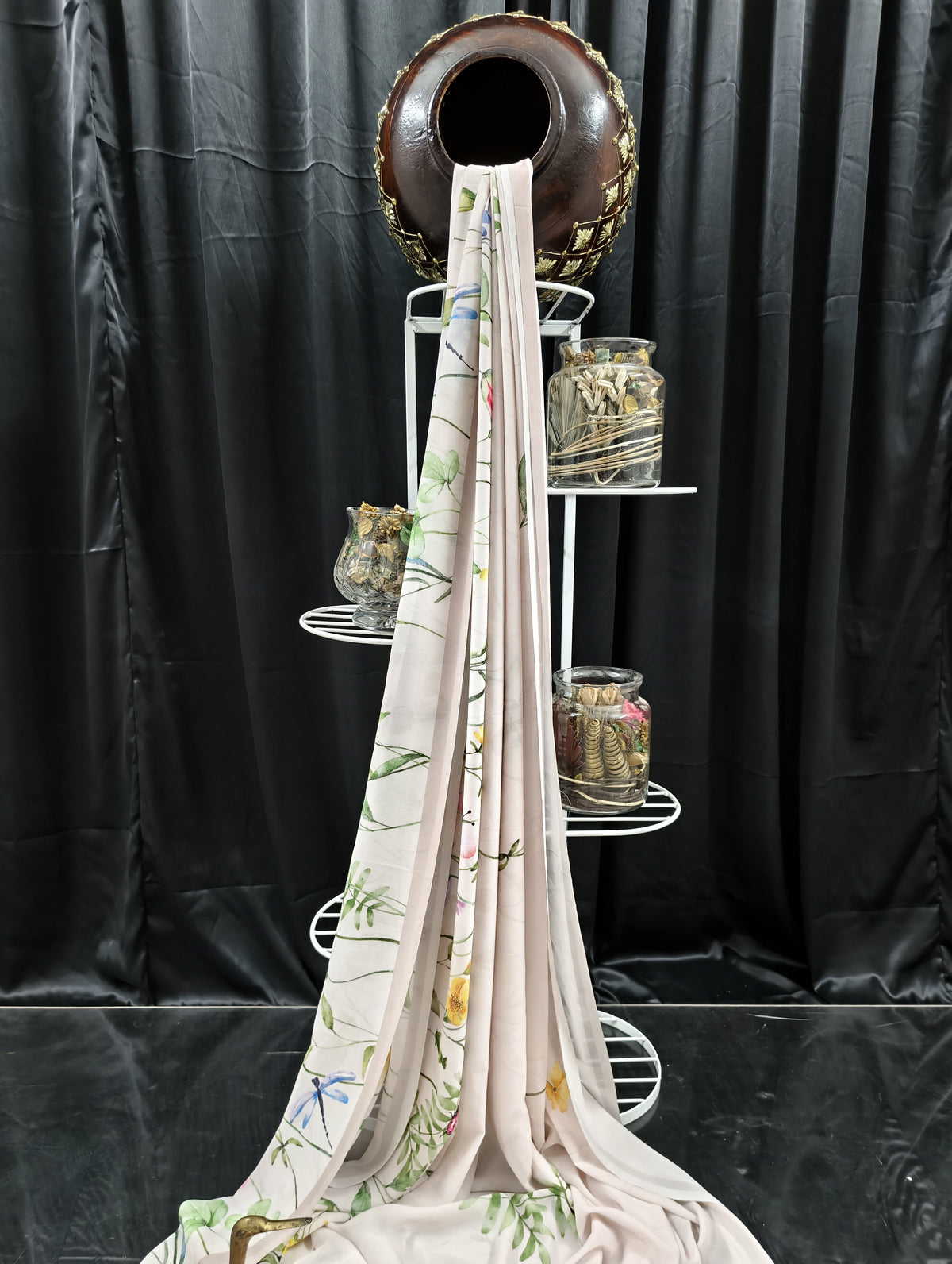 Georgette - Soft Pastel Saree