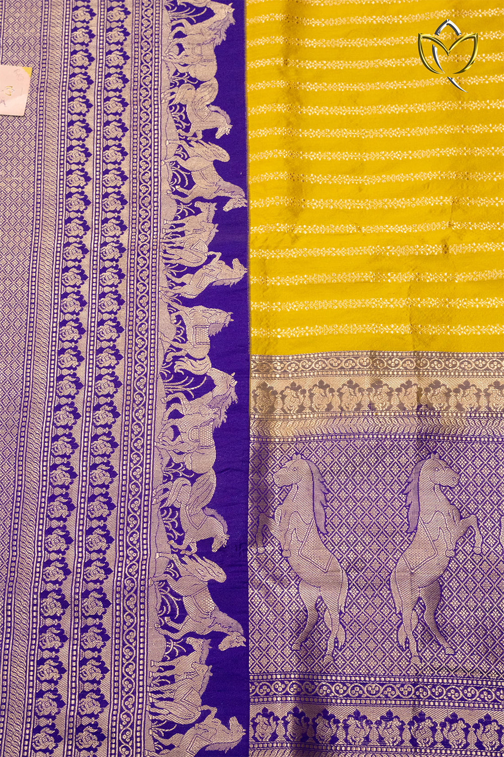 Pure Banarasi  Pattu - Yellow