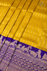 Pure Banarasi  Pattu - Yellow