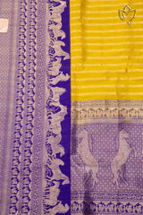 Pure Banarasi  Pattu - Yellow