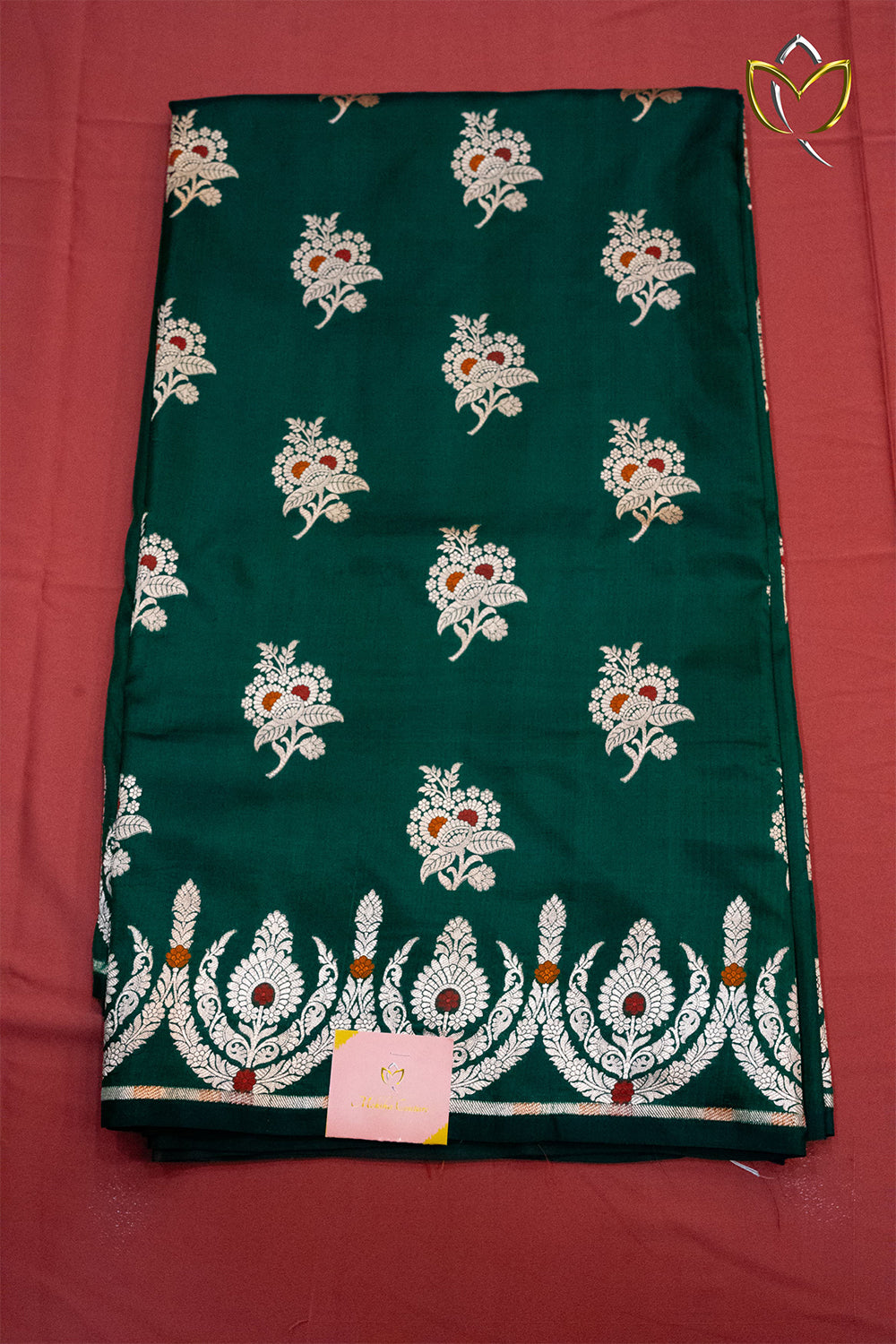 Banarasi Pattu - Dark Green