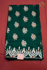 Banarasi Pattu - Dark Green