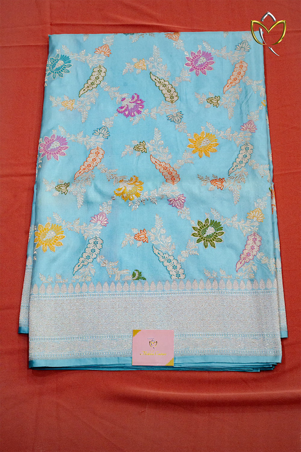 Pure Banarasi Pattu - Baby Blue