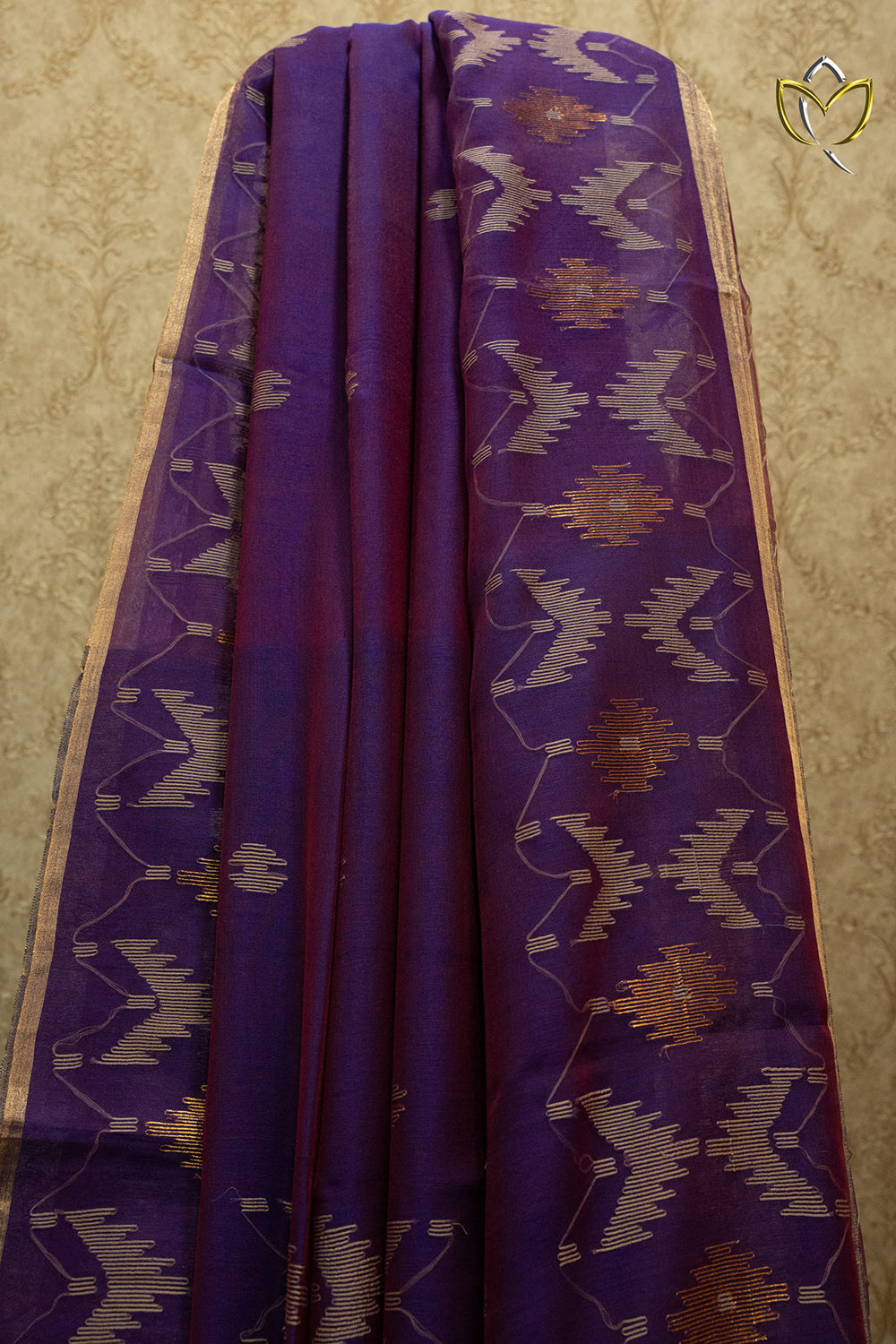 Muslin Jamdani - Purple