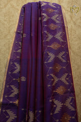 Muslin Jamdani - Purple