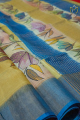 Pure Tussar - Mustard Yellow