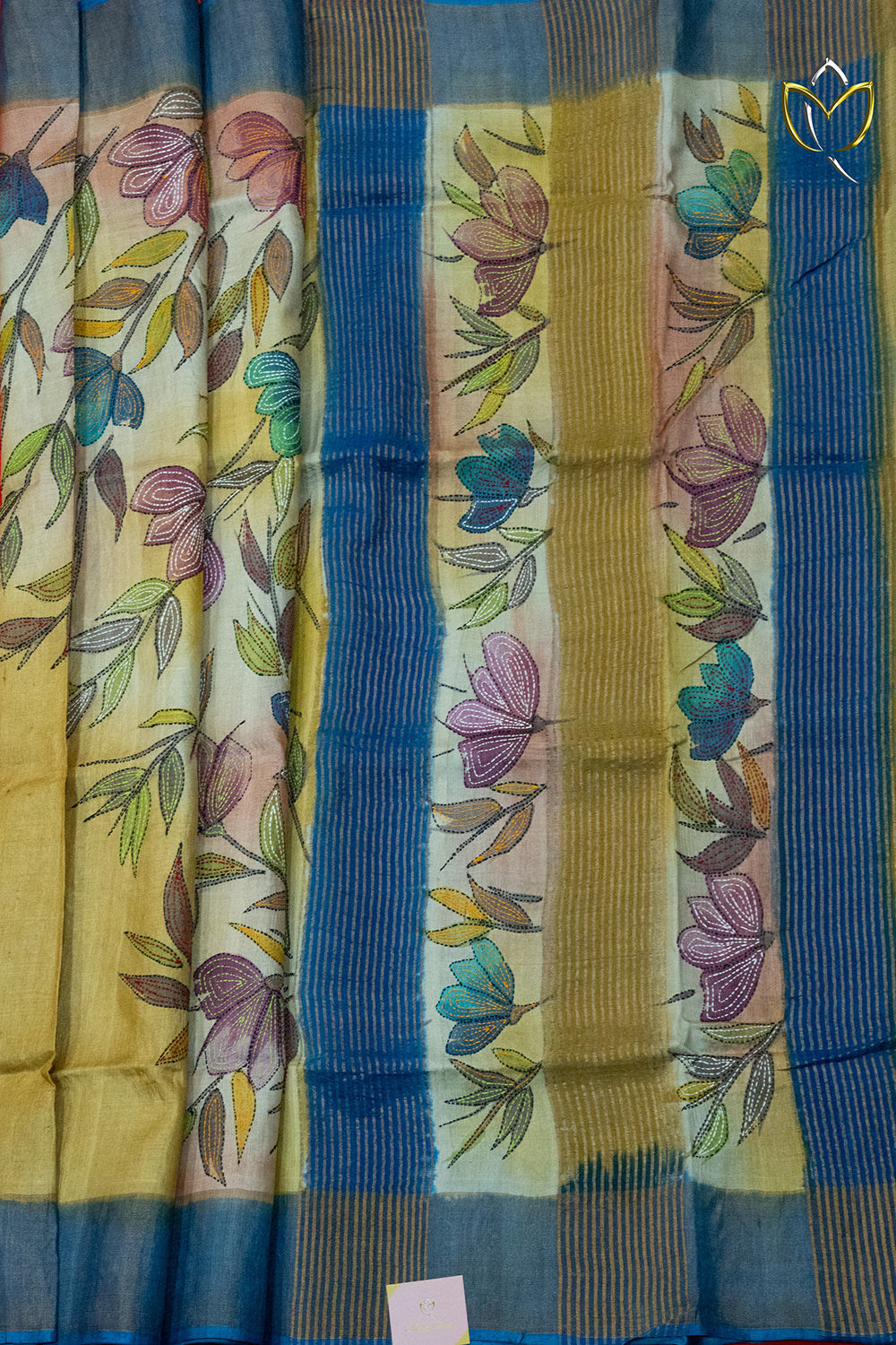 Pure Tussar - Mustard Yellow