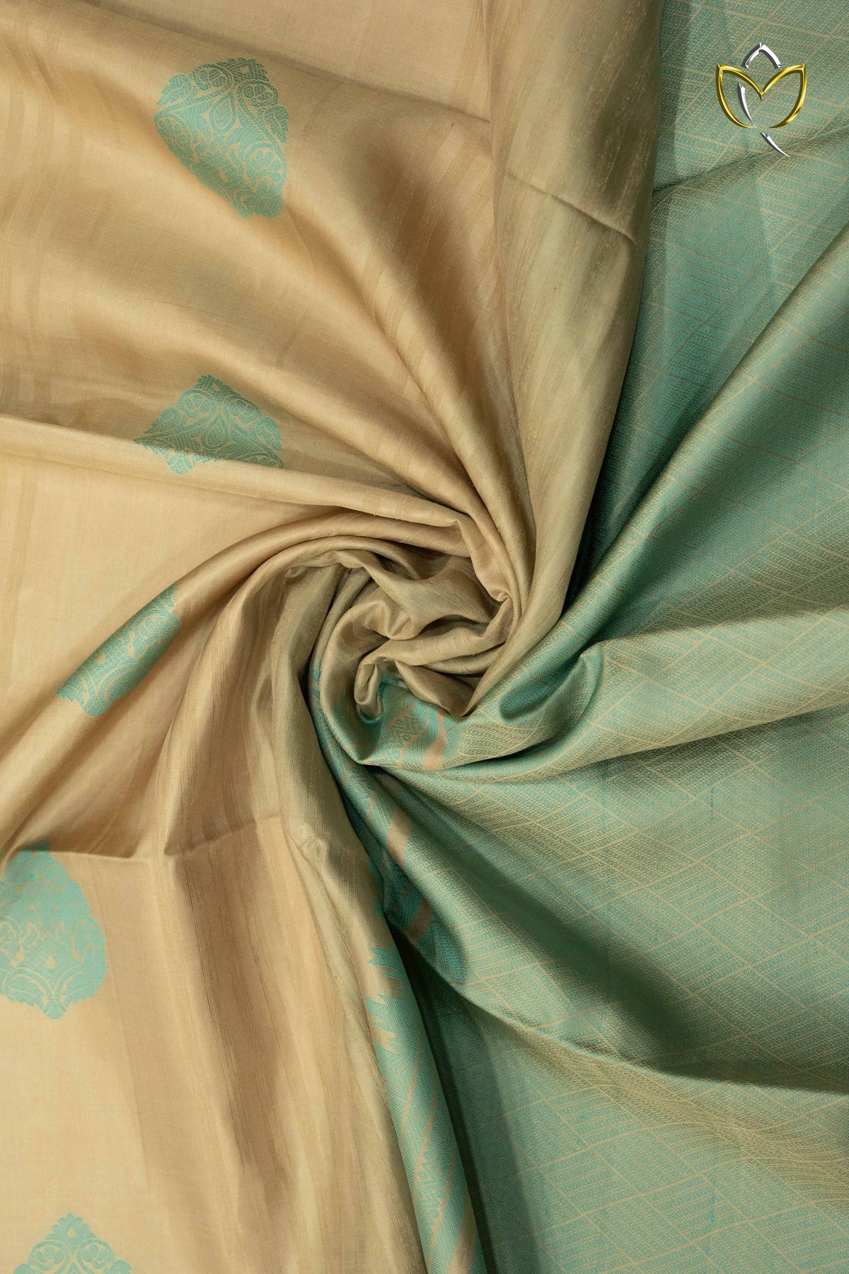 Assam Pattu - Pale Peach
